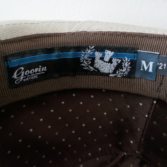 Goorin Bros Feather in Your Cap Tan Fedora Hat Medium - Picture 4 of 4